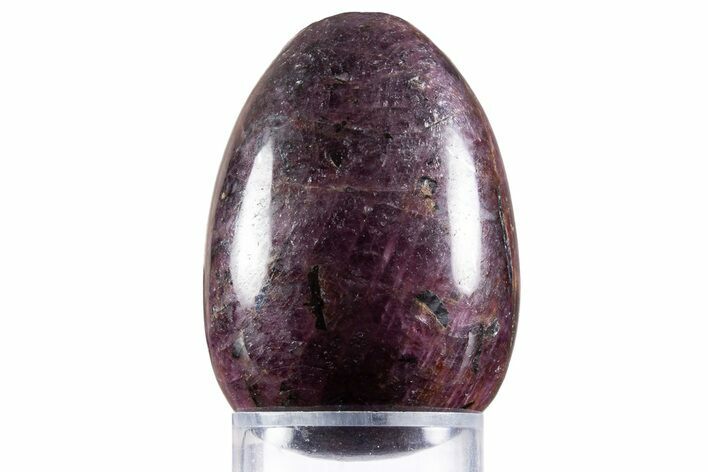 Polished Corundum (Ruby) Egg - Highly Fluorescent! #342005